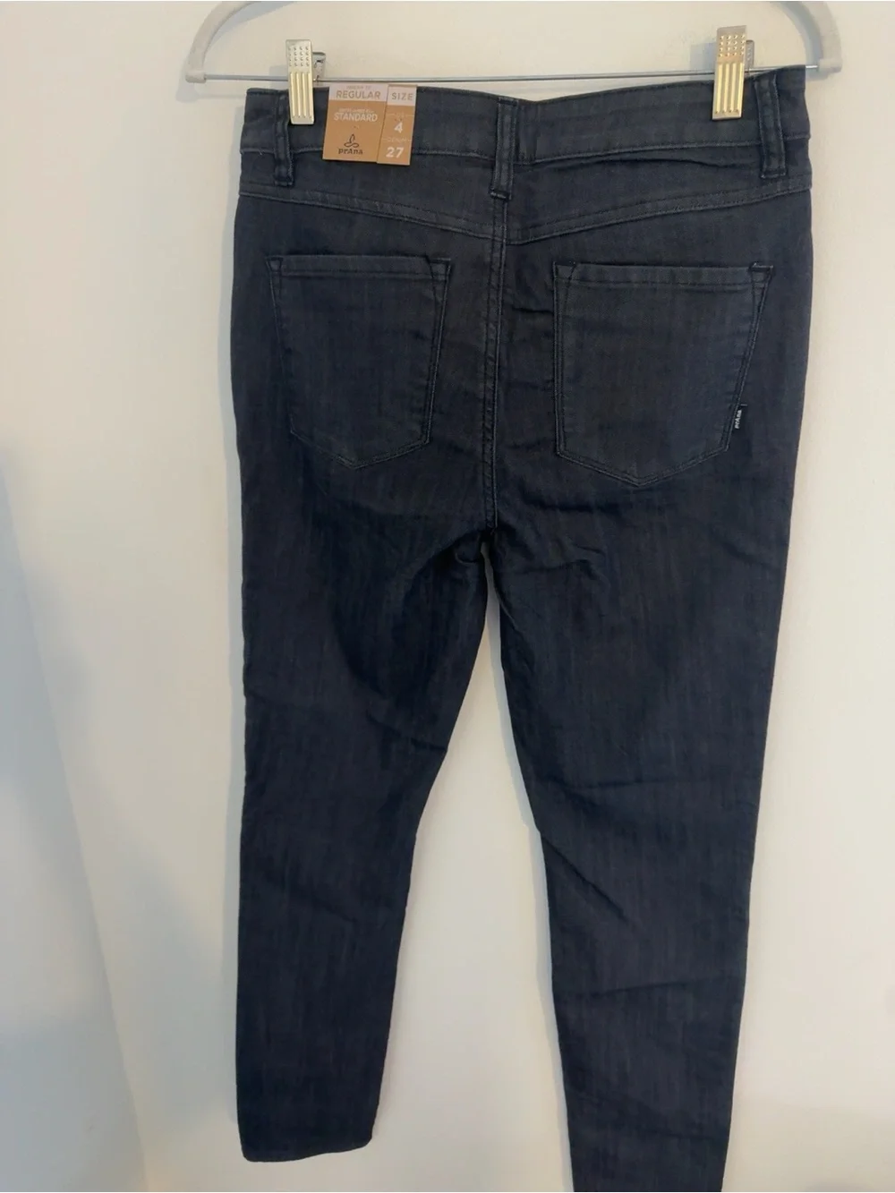 PrAna Kayla High Rise Jeans Womens 4 27 Dark Wash Skinny Stretch BNWT $99